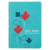 KJV BIBLE TURQUOISE FAUX LEATHER COMPACT