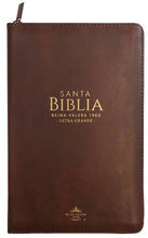 Cargar imagen en el visor de la galería, RVR60 BIBLIA NEGRA CON CIERRE SIMIL PIEL 12 PTS

