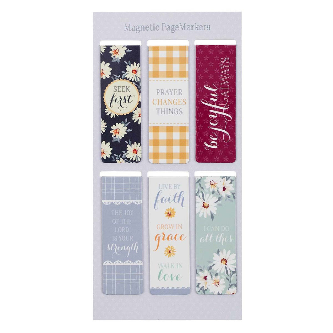 MAGNETIC PAGEMARKER BOOKMARK DAISY