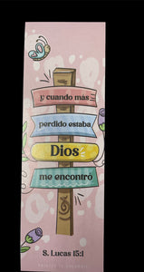 MARCADOR DE BIBLIA- PAQUETE DE 8