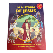 Cargar imagen en el visor de la galería, LA HISTORIA DE JESÚS- ¡APRENDE SOBRE LA VIDA DE JESÚS CON TU LIBRO DE STICKERS REUTILIZABLES!
