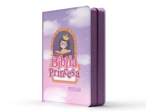 BIBLIA RVR 1960 COMPACTA NIÑAS PRINCESA CON CIERRE