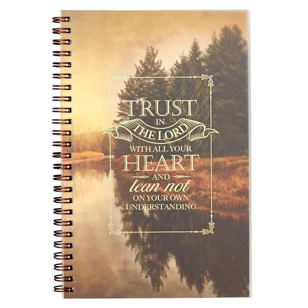 NOTEBOOK WIREBOUND TRUST IN THE LORD PROV. 3:5