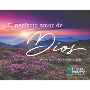 CALENDARIOS 2026- GUÍA DE LECTURAS BÍBLICAS CALENDARIO 2026- EL PERFECTO AMOR DE DIOS FOTO