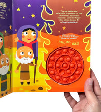 Cargar imagen en el visor de la galería, POP IT- JUEGA Y LEE- AVENTURAS BÍBLICAS EN EL FUEGO
