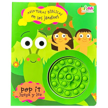 Cargar imagen en el visor de la galería, POP IT- JUEGA Y LEE- AVENTURAS BÍBLICAS EN LOS JARDINES

