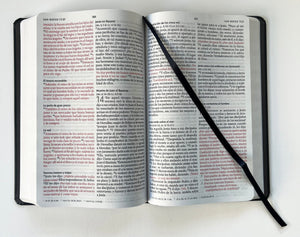 BIBLIA REINA VALERA 1960 TAPA DURA CRUZ CON CORONA- LETRA GRANDE TAMAÑO MANUAL FONT 10. 5