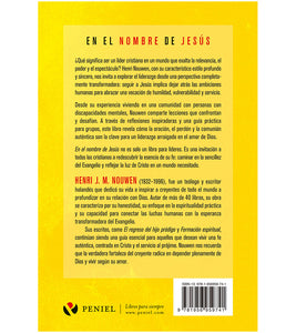 EN EL NOMBRE DE JESÚS-REFLEXIONES SOBRE EL LIDERAZGO CRISTIANO