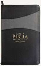 Cargar imagen en el visor de la galería, RV60 BIBLIA CON CIERRE 12 PUNTOS LETRA GRANDE CON ÍNDICE

