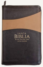 Cargar imagen en el visor de la galería, RV60 BIBLIA CON CIERRE 12 PUNTOS LETRA GRANDE CON ÍNDICE
