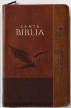 Cargar imagen en el visor de la galería, RV60 BIBLIA INSPIRACIÓN ÁGUILA IMITACIÓN PIEL CON CIERRE/ÍNDICE LETRA GRANDE 12  PUNTOS
