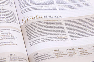 RVR1960 BIBLIA DE ESTUDIO PARA MUJERES-AZUL FLOREADO TELA