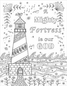 COLOR THE HYMNS- A COLORING BOOK FOR ADULTS