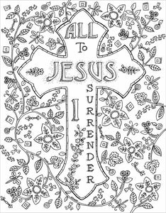 COLOR THE HYMNS- A COLORING BOOK FOR ADULTS