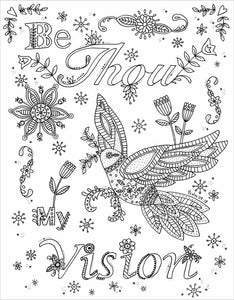 COLOR THE HYMNS- A COLORING BOOK FOR ADULTS