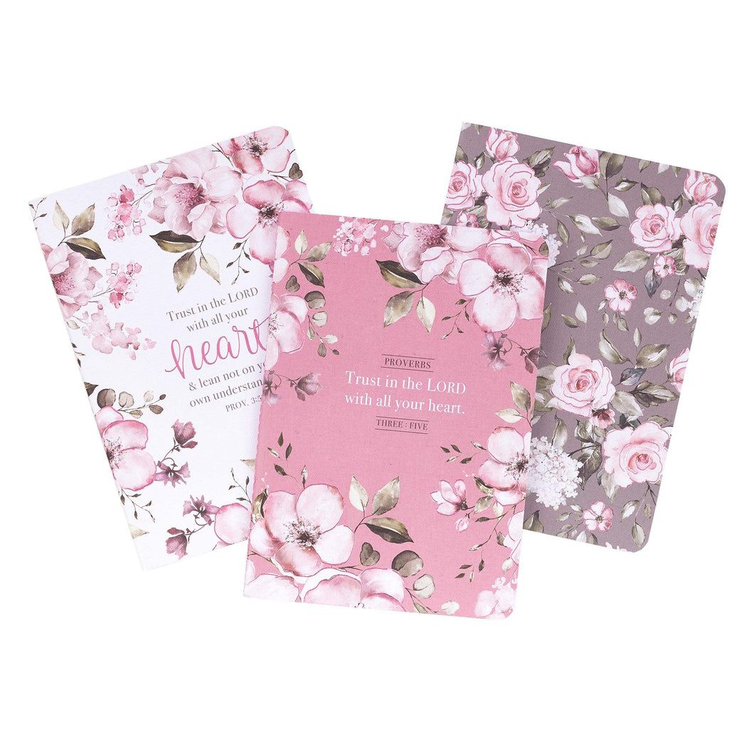 TRUST IN THE LORD MEDIUM NOTEBOOK SET- PROVERBS 3:5