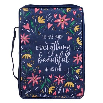 BIBLE COVER VALUE NAVY EVERYTHING BEAUTIFUL  ECC 3:0
