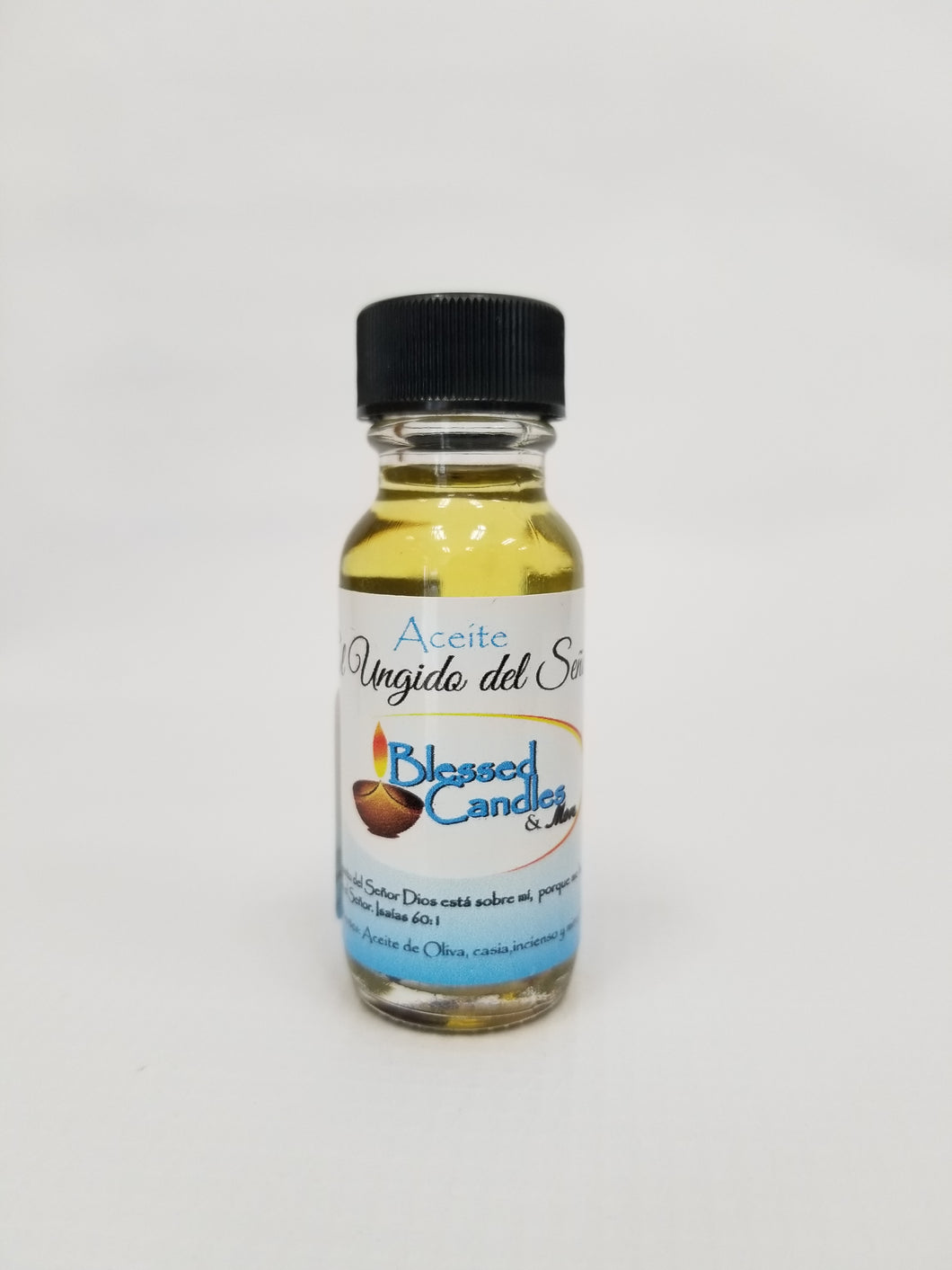 ACEITE UNGIDO DEL SEÑOR - BLESSED CANDLES & MORE