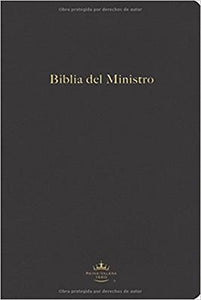 BIBLIA DE MINISTRO RVR 1960 PIEL NEGRA
