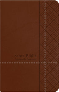 RVR60 SANTA BIBLIA DE PROMESAS TAMAÑO MANUAL LETRA GRANDE CAFÉ