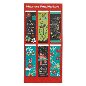 MAGNETIC PAGEMARKER SET LOVE GROWS