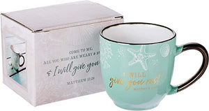 MUG I WILL GIVE YOU REST