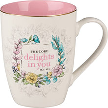 Cargar imagen en el visor de la galería, MUG THE LORD DELIGHTS IN YOU MUG
