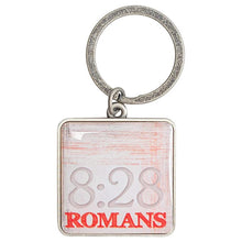 Cargar imagen en el visor de la galería, KEYRING METAL ROMANS 8:28
