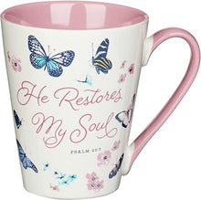 Cargar imagen en el visor de la galería, MUG HE RESTORED MY SOUL
