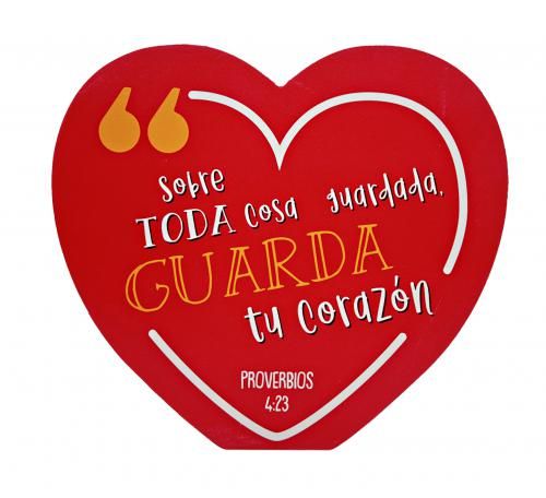 Plaque Madera Corazón Sobre Toda Cosa Guardada Guarda Tu Corazón Plaque Madera Corazón Sobre Toda Cosa Guardada Guarda Tu Corazón
