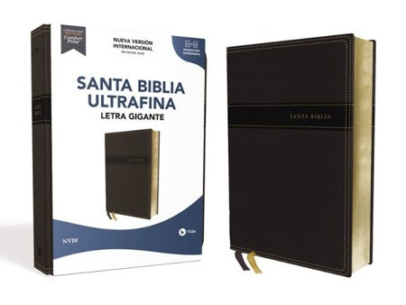 SANTA BIBLIA ULTRAFINA- NUEVA VERSIÓN INTERNACIONAL REVISIÓN 2022 NEGRO- PALABRAS DE JESÚS EN ROJO LETRA GIGANTE