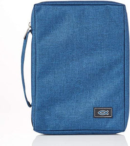 COVER BIBLIA VALUE FISH MEDIUM NAVY