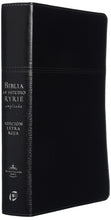 Cargar imagen en el visor de la galería, RV 1960 BIBLIA DE ESTUDIO RYRIE DUO TONO NEGRO AMPLIADA
