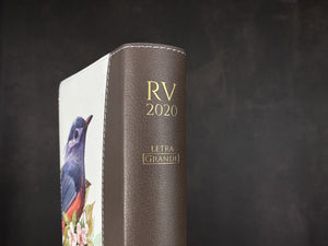 BIBLIA COMPACTA PORTÁTIL REINA VALERA 2020 PARA MUJER IMITACIÓN PIEL LETRA GRANDE