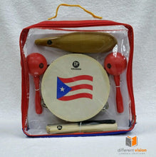 Cargar imagen en el visor de la galería, PARRANDA KIT WITH PUERTO RICO FLAG PARTY KIT  SET
