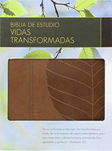 Cargar imagen en el visor de la galería, BIBLIA DE ESTUDIO VIDAS TRANSFORMADAS RVR60 - DUOTONO CON ÍNDICE
