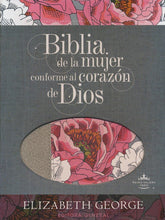Cargar imagen en el visor de la galería, RVR1960 BIBLIA DE LA MUJER CONFORME AL CORAZÓN DE DIOS EDICIÓN PEONIA
