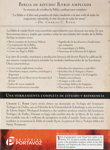 RVR1960 BIBLIA DE ESTUDIO RYRIE AMPLIADA DUO TONO NEGRO CON ÍNDICE