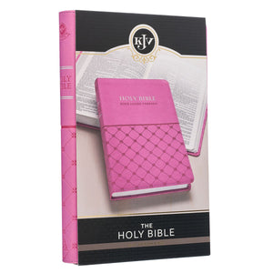 KJV BIBLE PINK FAUX LEATHER GIFT EDITION