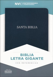 NVI BIBLIA LETRA GIGANTE NEGRO PIEL FABRICADA CON ÍNDICE