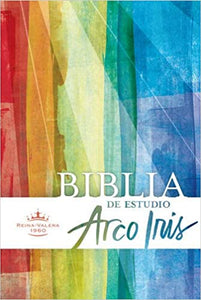 BIBLIA DE ESTUDIO ARCOIRIS RVR60 ROJIZO SIMIL PIEL SIN ÍNDICE