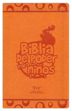 Cargar imagen en el visor de la galería, BIBLIA DE PODER PARA NIÑOS RVR CONTEMPORANEA PIEL
