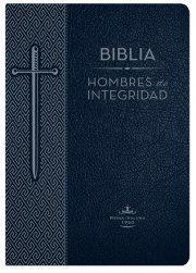 RVR 1960 BIBLIA HOMBRES DE INTEGRIDAD IMITACIÓN PIEL  COLOR AZUL