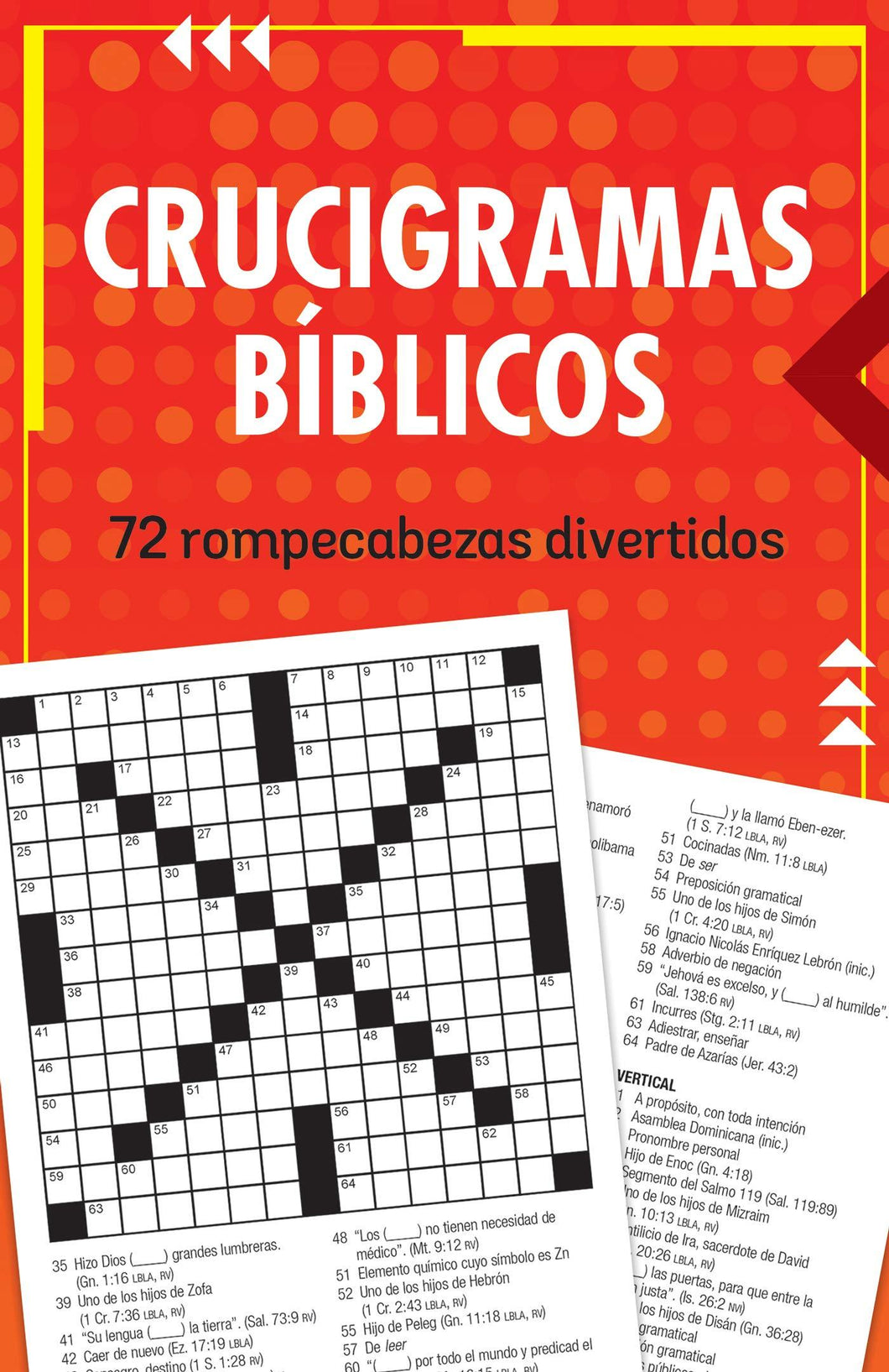CRUCIGRAMAS BÍBLICOS-72 ROMPECABEZAS DIVERTIDOS