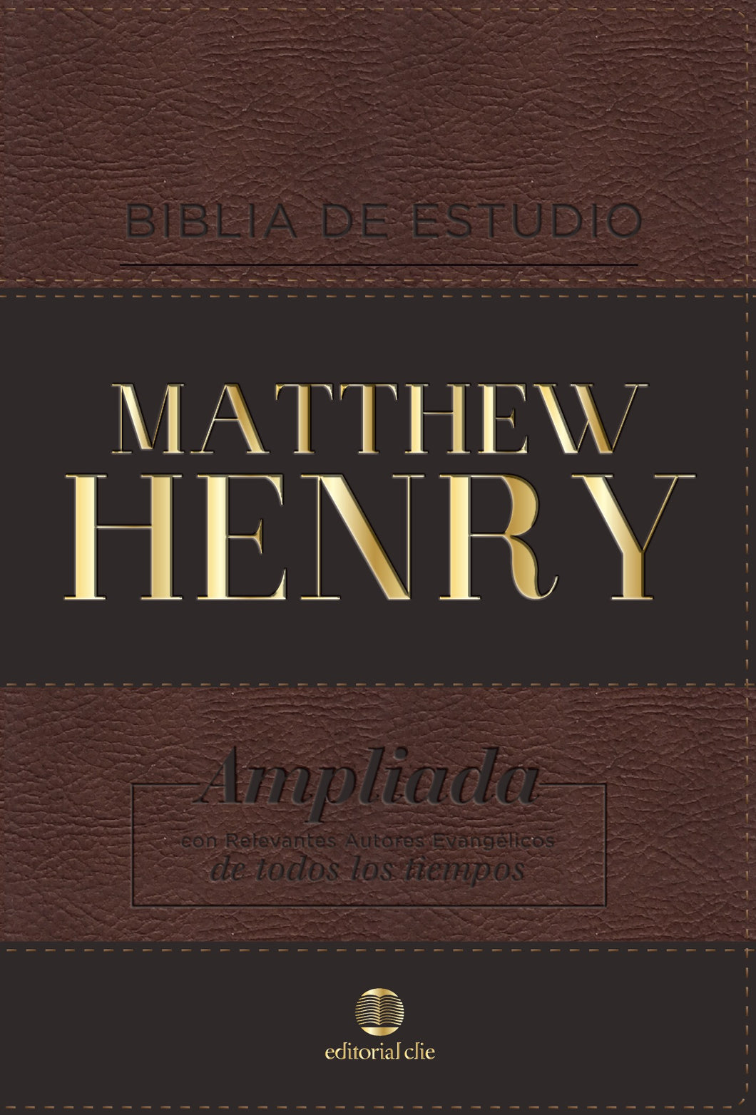 BIBLIA DE ESTUDIO MATTHEW HENRY (LEATHERSOFT CLÁSICA/ SIN ÍNDICE)