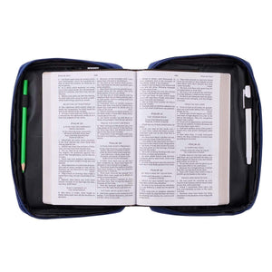BIBLE COVER VALUE NAVY EVERYTHING BEAUTIFUL  ECC 3:0