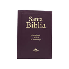 Cargar imagen en el visor de la galería, SANTA BIBLIA RV60- CONCORDANCIA Y PALABRAS DE JESÚS EN ROJO
