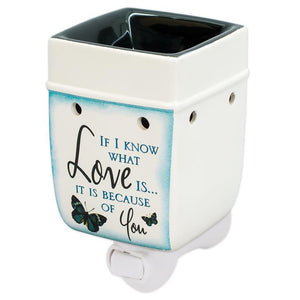 IF I KNOW WHAT LOVE IS PLUG IN WARMER COTTAGE GARDEN