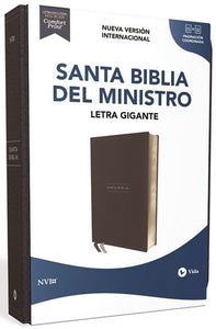 SANTA BIBLIA DEL MINISTRO NUEVA VERSIÓN INTERNACIONAL- TEXTO REVISADO- AZUL MARINO CON ÍNDICE- PALABRAS DE JESÚS EN ROJO